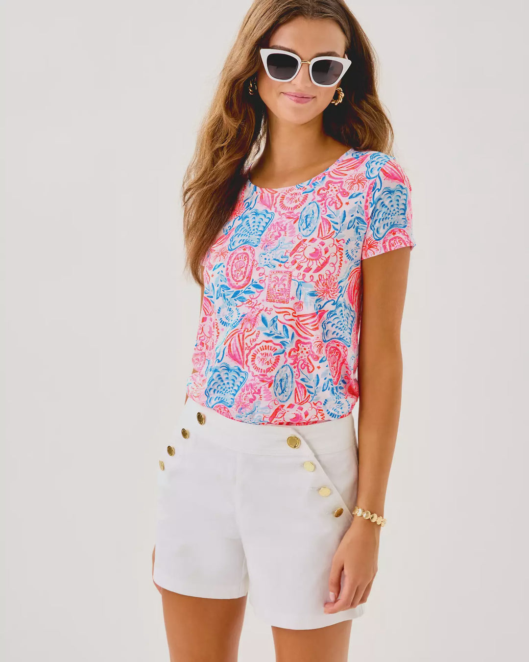 Lilly Pulitzer Resort White 5" Eliska Stretch Short