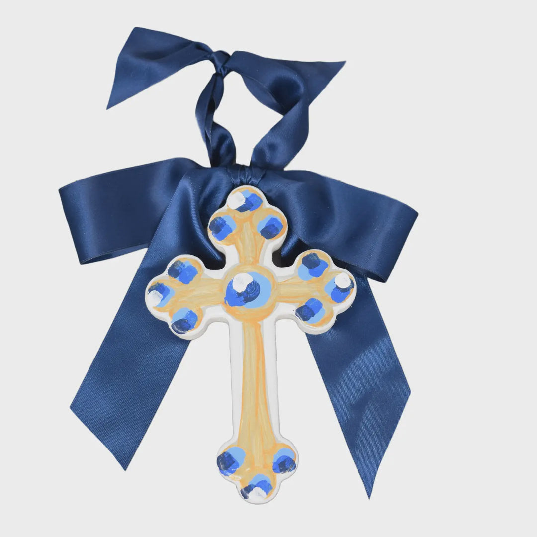 Have Mercy Gifts Blue Hallelujah Cross 12"