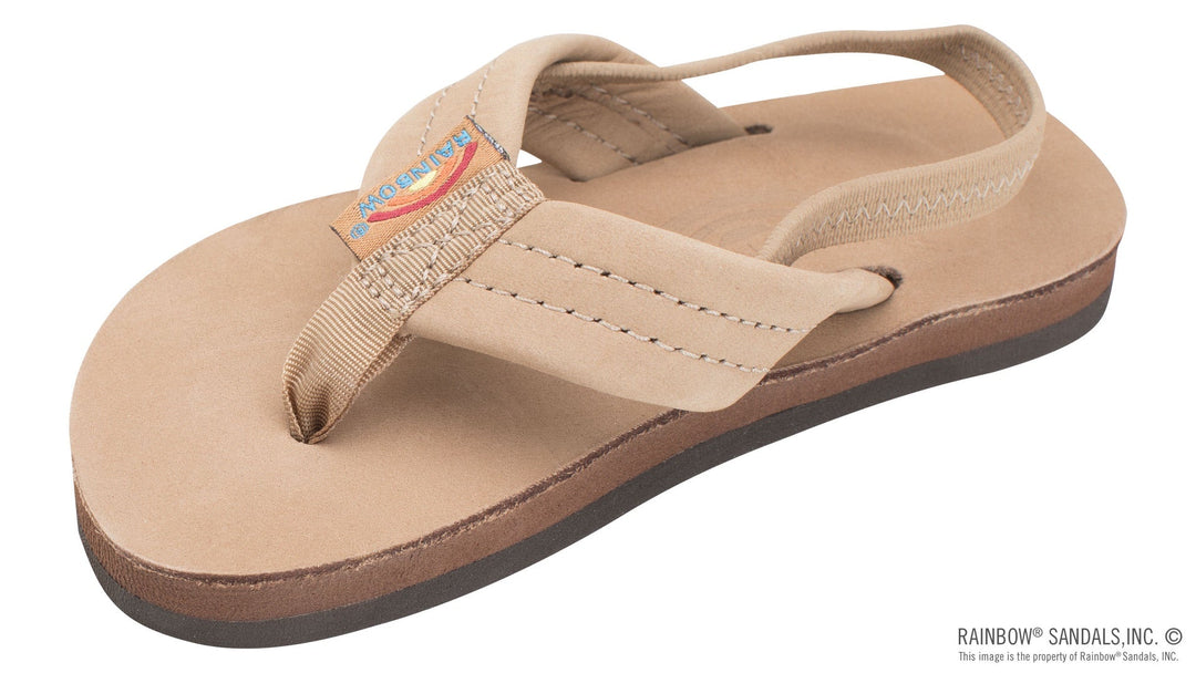 Rainbow Sandals Kids Premier Leather 1" Strap - Sierra Brown