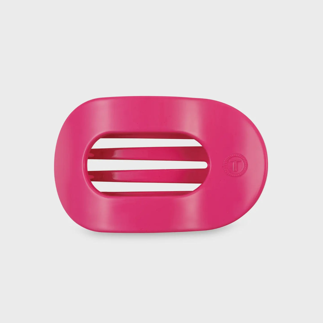 Teleties Tropical Punch Medium Flat Round Hair Clip