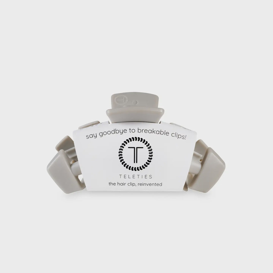 Teleties Silver Flames Tiny Classic Hair Clip