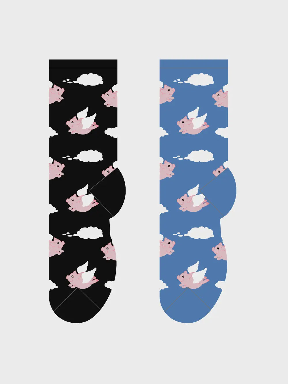 Foozy's Socks Flying Pigs