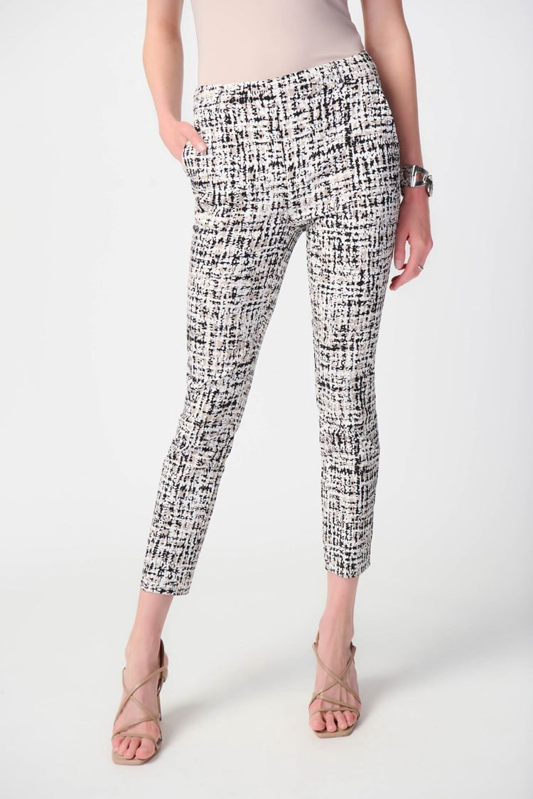 Joseph Ribkoff Abstract Print Millennium Pull-On Pants