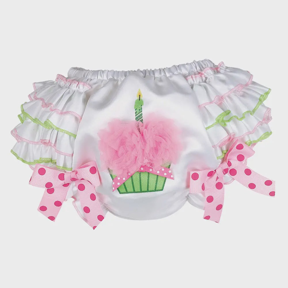 Bearington Collection Her 1st Birthday Diaper Cover
