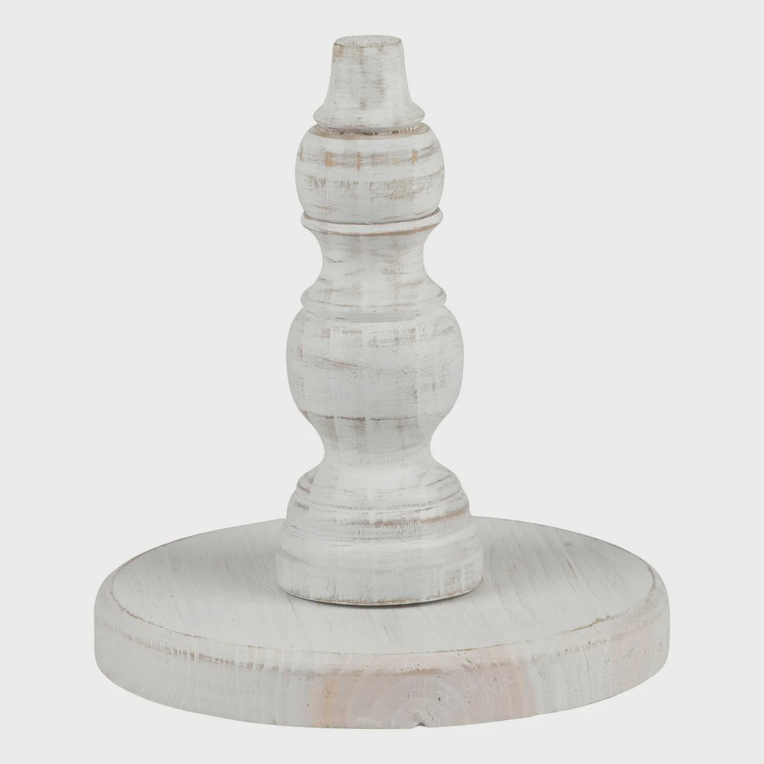 Glory Haus White Wood Base for Toppers