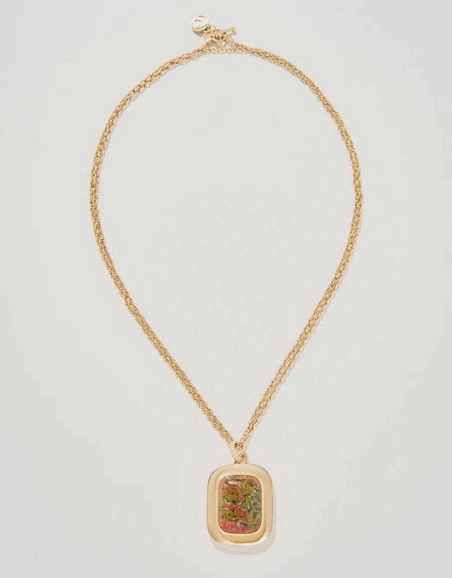 Spartina Mason Necklace Unakite
