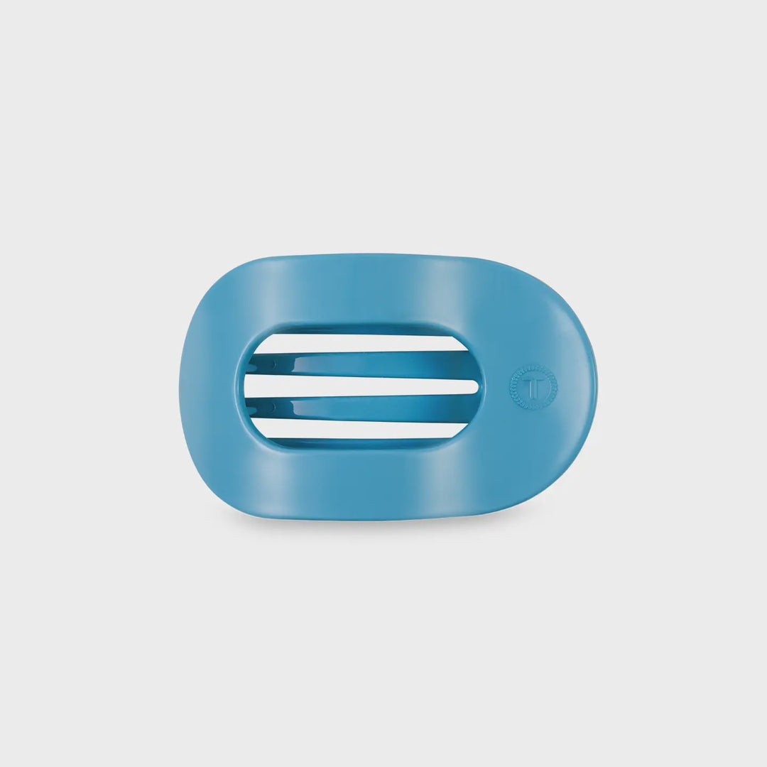 Teleties Summer Sky Small Flat Round Hair Clip