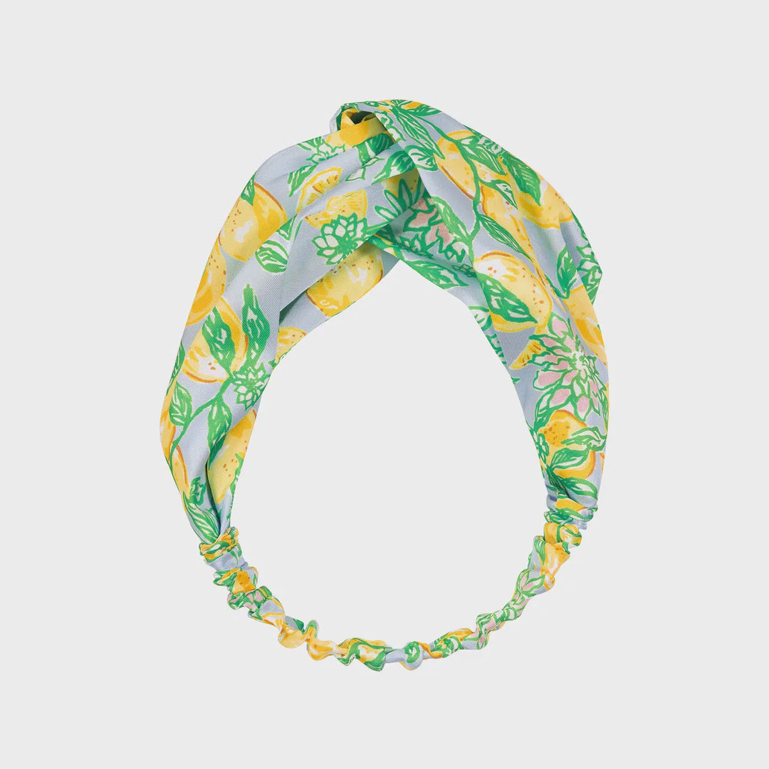 Lilly Pulizter  Twist Wrap Headband- Make Lemonade