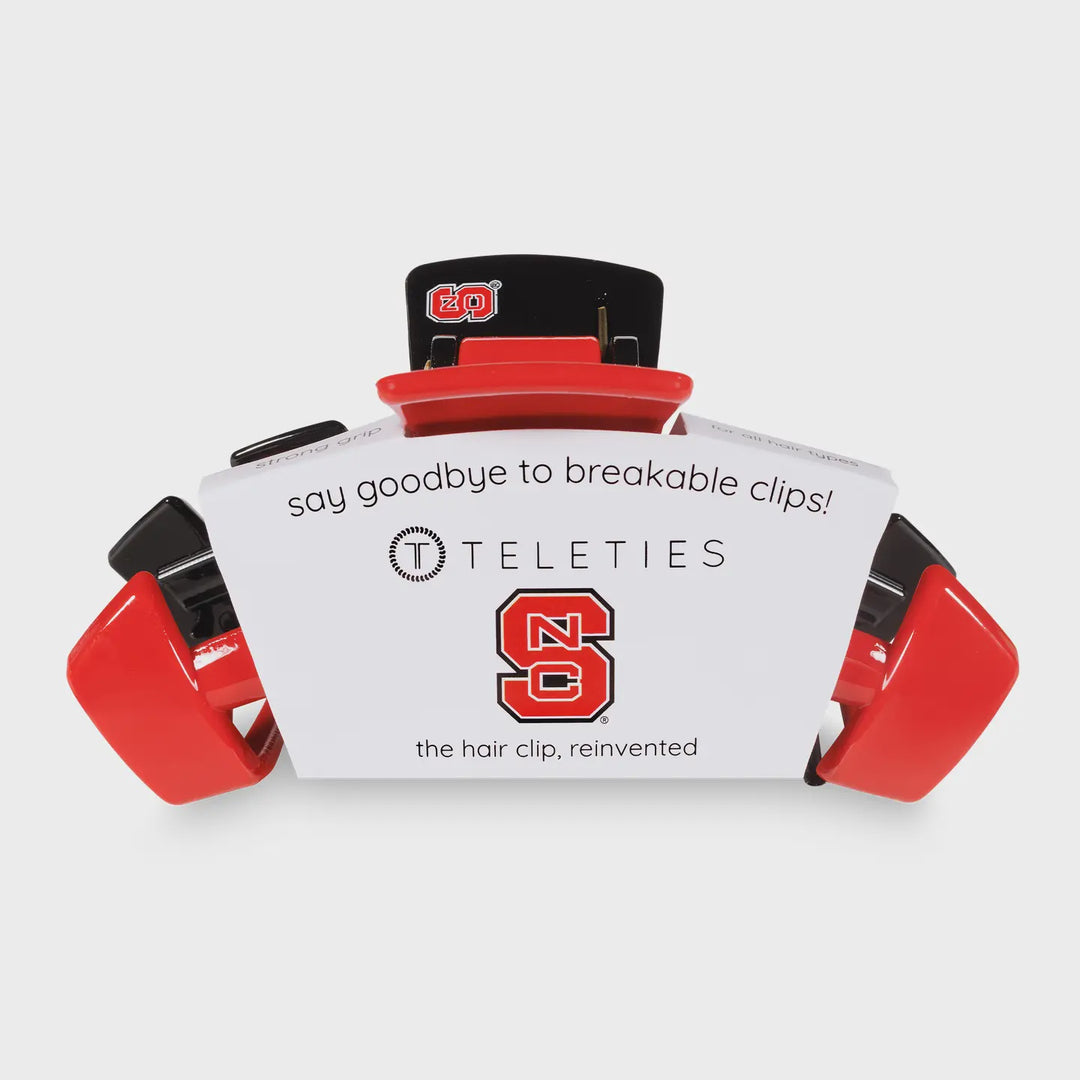 Teleties NC State Large Classic Hair Clip