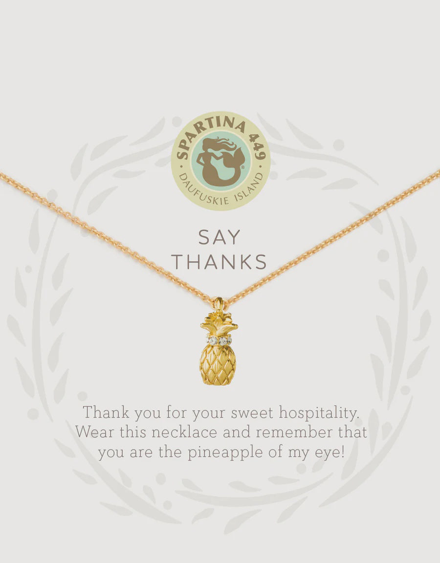 Spartina 449 Sea La Vie Necklace Thanks/Pineapple