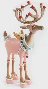 Mackenzie Childs Patience Brewster Dash Away Cupid Reindeer Figure