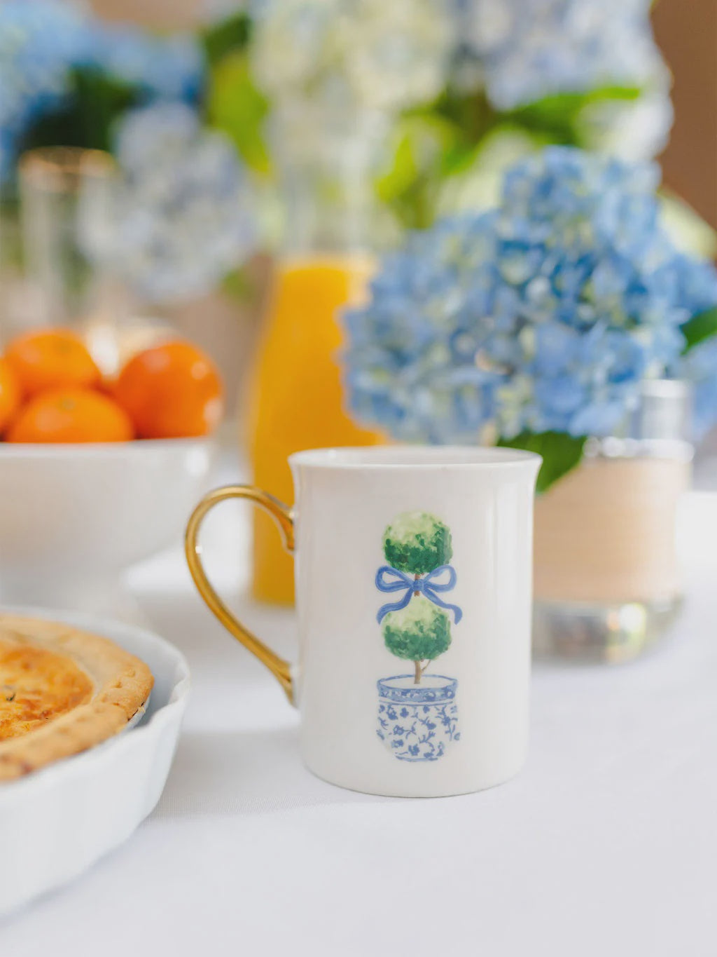 Mary Square Ceramic Mug | Topiary