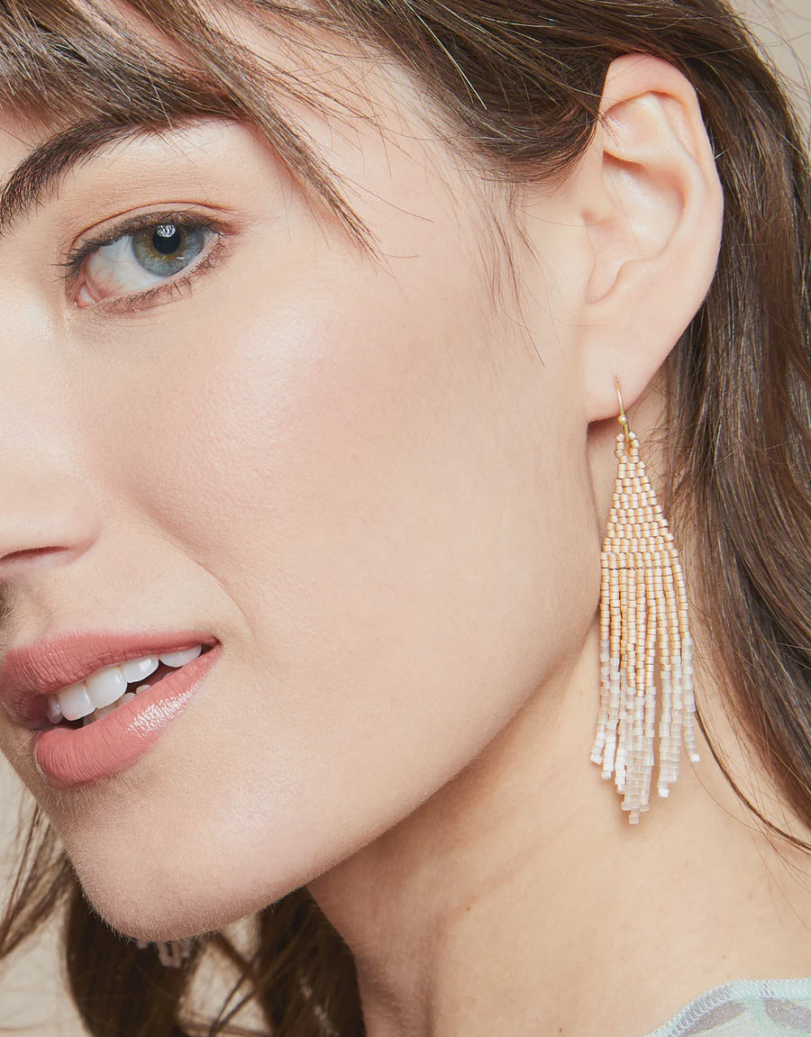 Spartina 449 Bitty Bead Gold/Blush Earrings