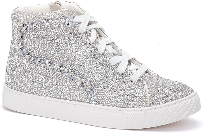 Corky's Clear Rhinestone Flashy Sneakers