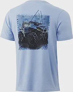 Huk Men's KC 4 Wheel Rod Rack T- Shirt