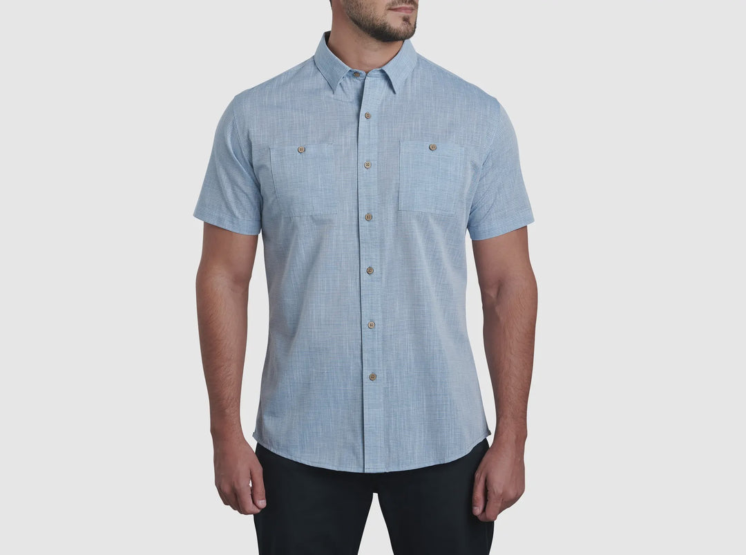 Kuhl Men's Karib Stripe Short Sleeve Shirt