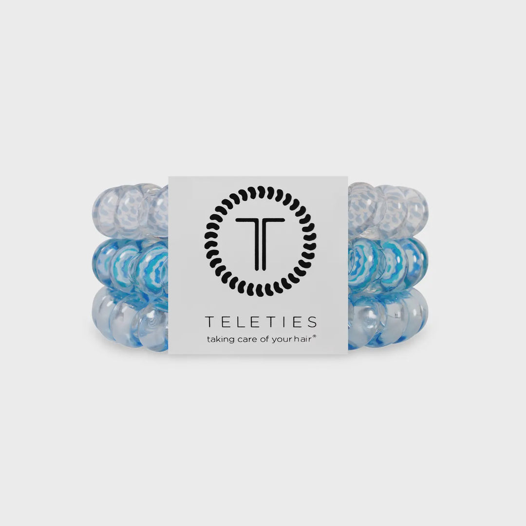 Teleties Summer Sky Large Spiral Hair Coils