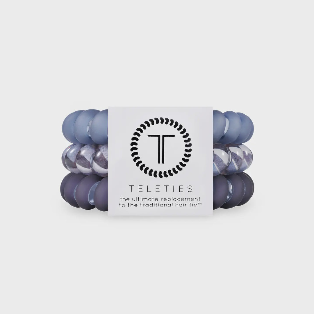 Teleties Midnight Rain Large Hair Ties