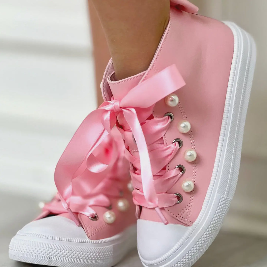 Mia Belle Girls L.O.L. Surprise! Center Stage Sneakers- Pink