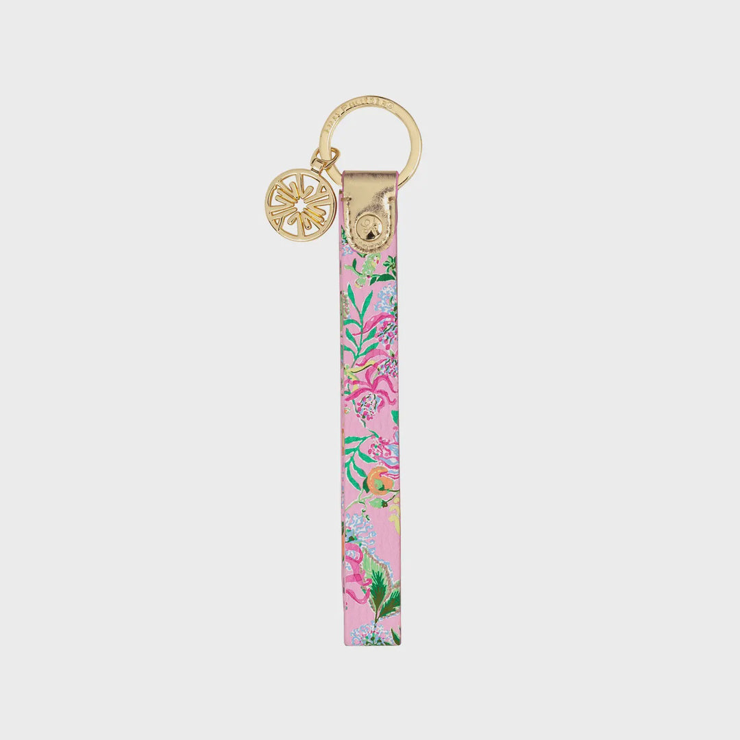 Lilly Pulitzer Strap Keychain- Via Amore Spritzer