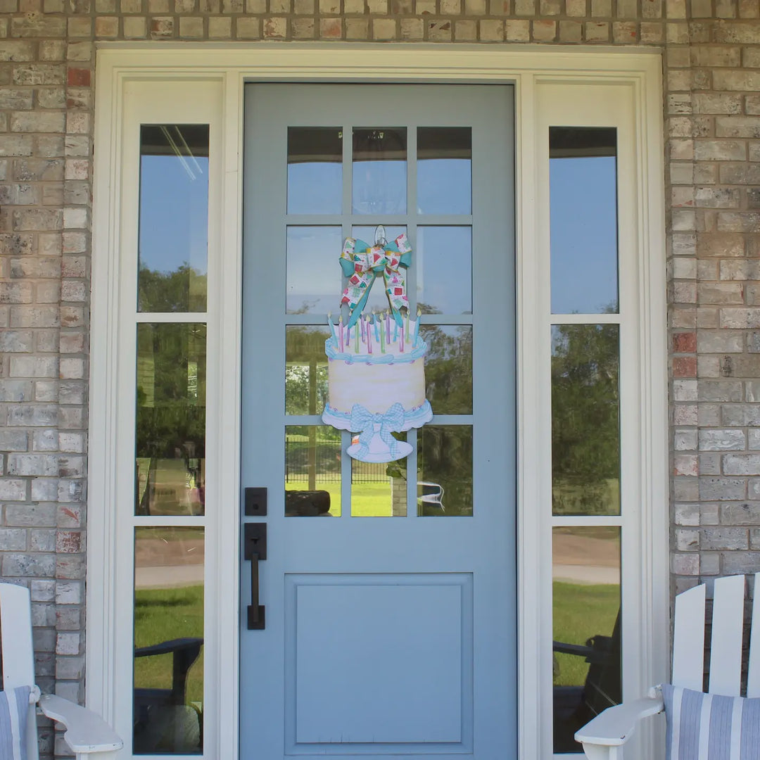 Front Porch Elegance Let's Eat Cake- Door Hanger