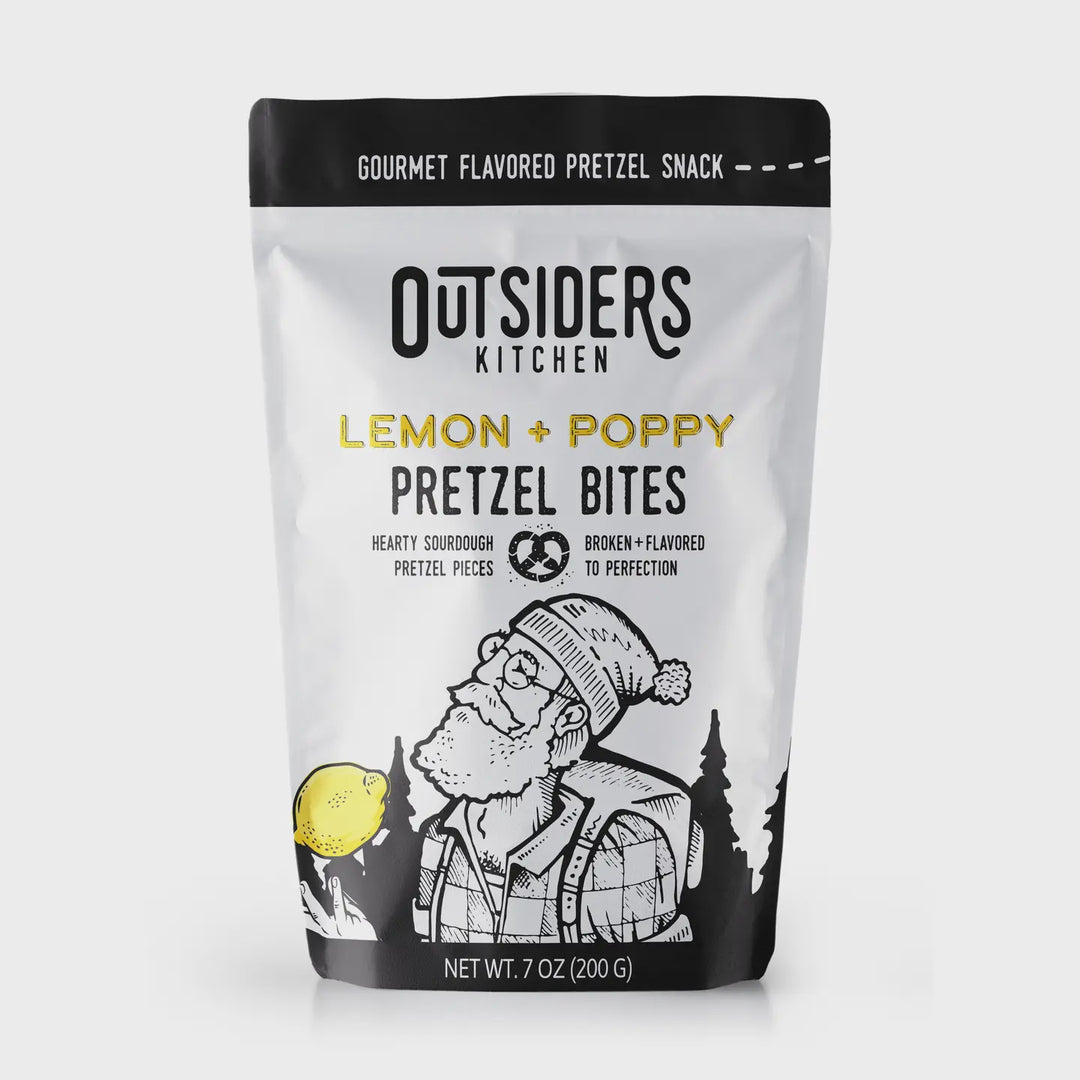 Outsiders Lemon + Poppy Pretzel Bites