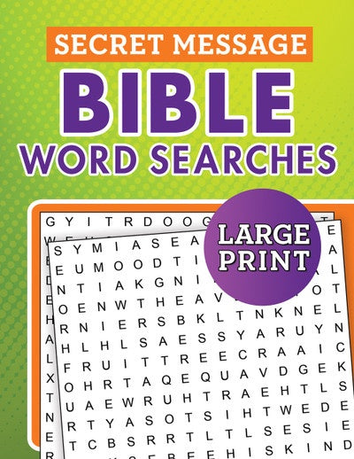 Barbour Publishing Secret Message Bible Word Searches