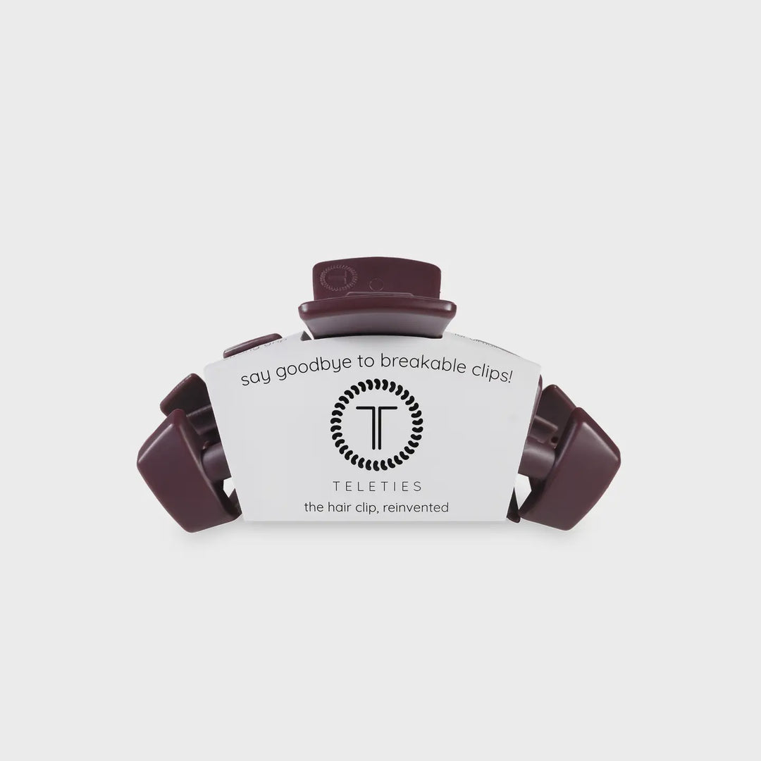 Teleties Burgundy Bliss Tiny Classic Hair Clip