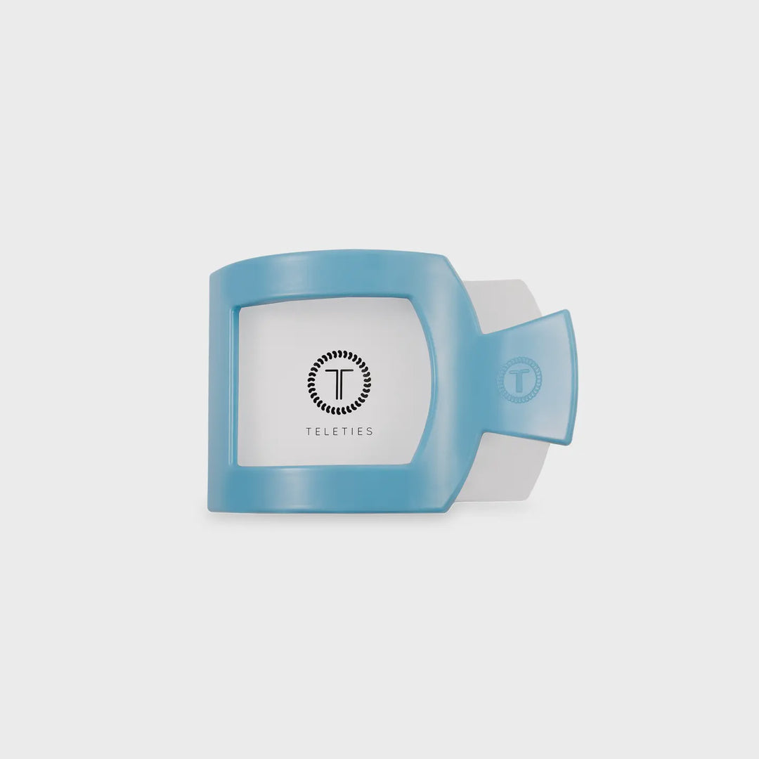 Teleties Flat Square Hair Clip - Small - Summer Sky