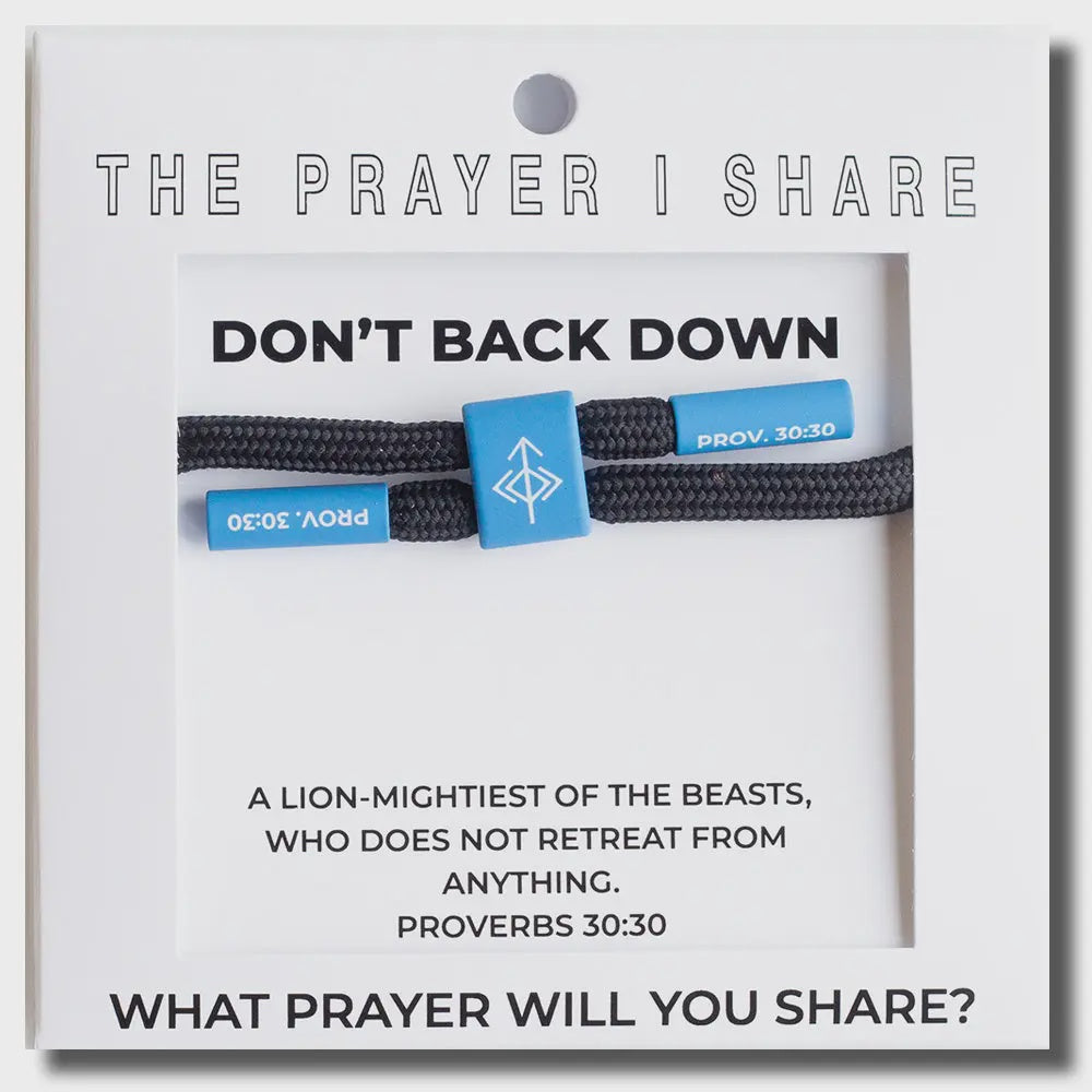 The Prayer I Share - Don't Back Down