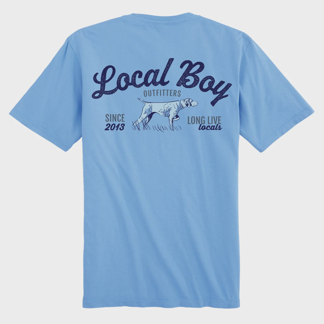 Local Boy Outfitters Washed Denim Bird Dog Arch SS Tee