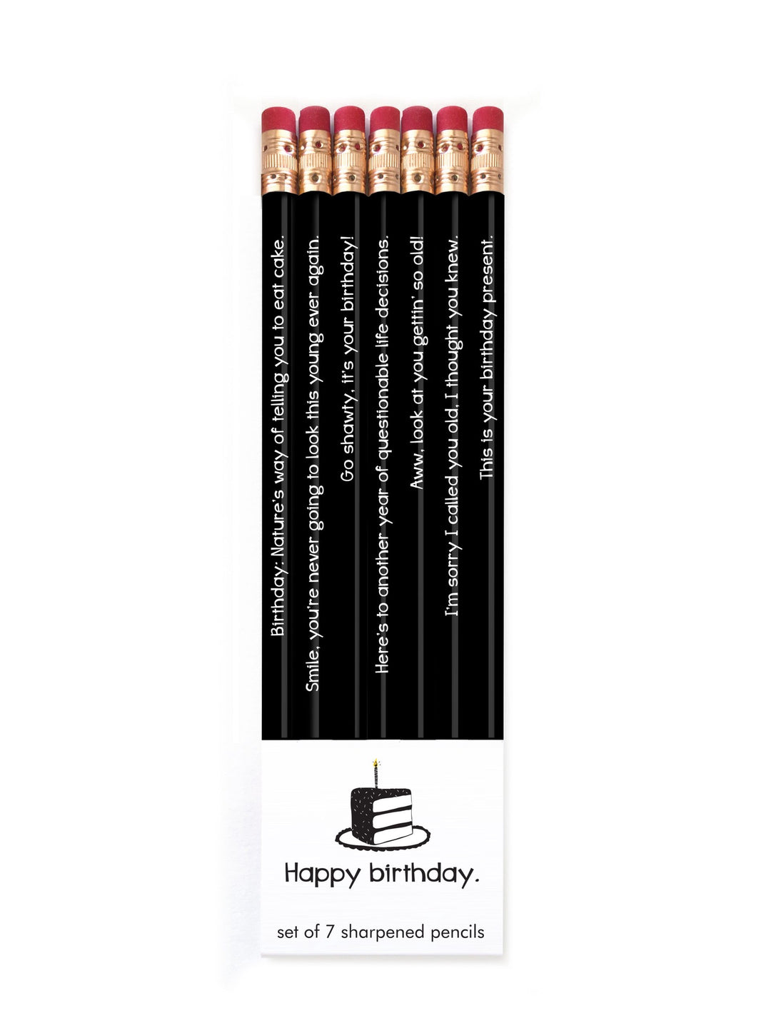 Snifty Quotable Pencils Happy Birthday