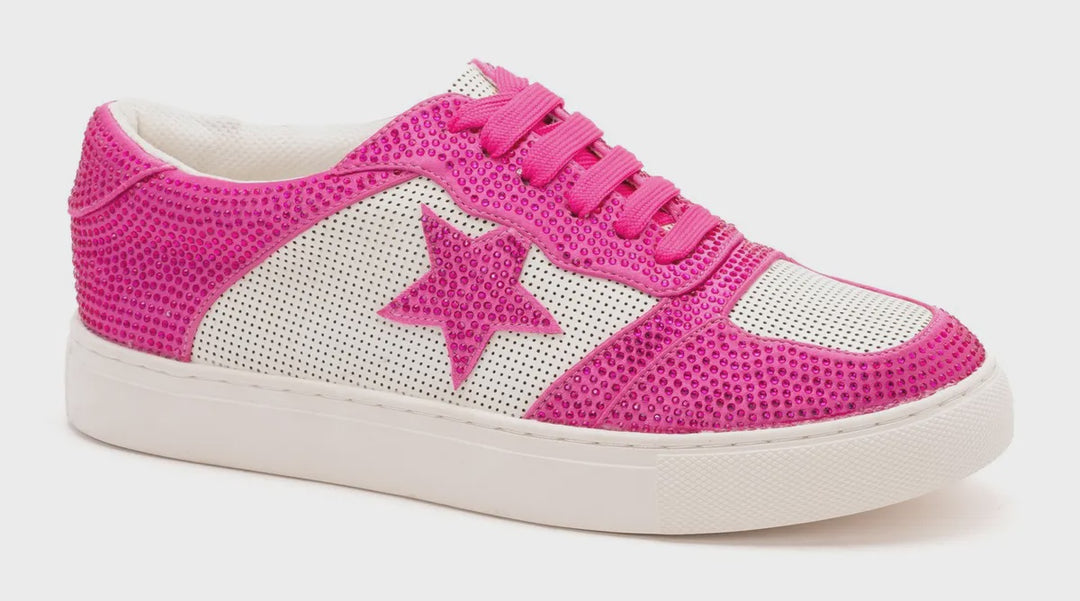 Corky's Fuschia Crystals Legendary Sneakers