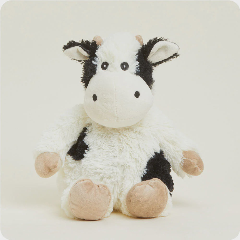 Warmies Black & White Cow Microwavable Plush