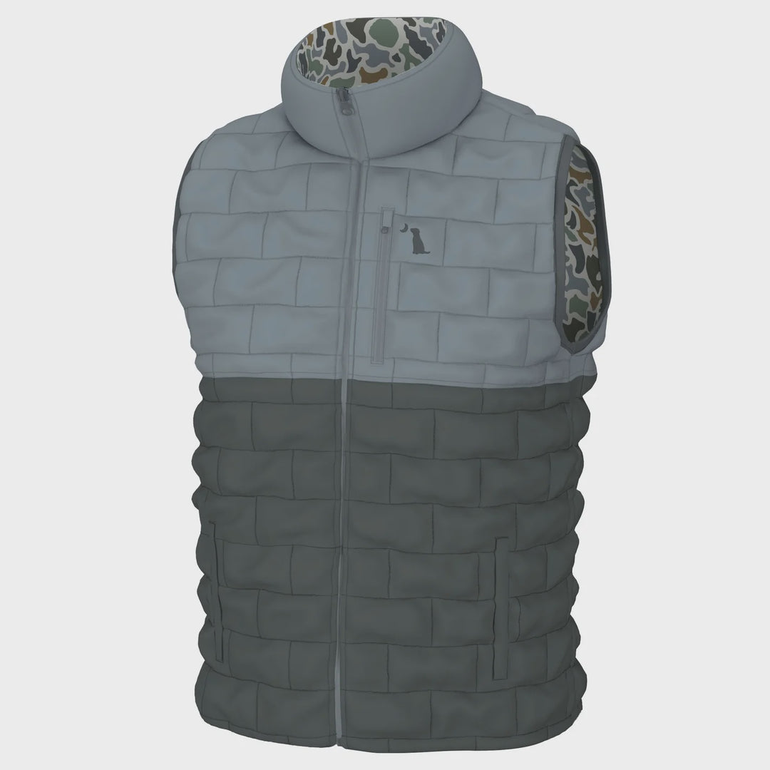 Local Boy Outfitters Localflage Bluff Duck Down Reversible Vest