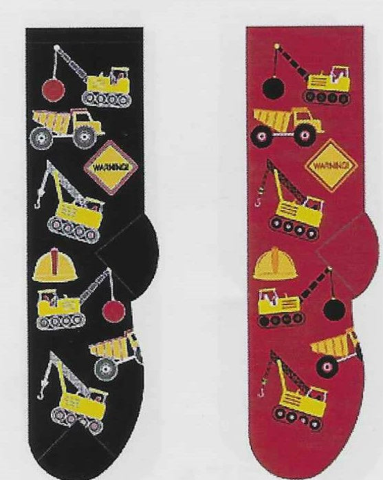 Foozy's Socks - Construction Vehicles
