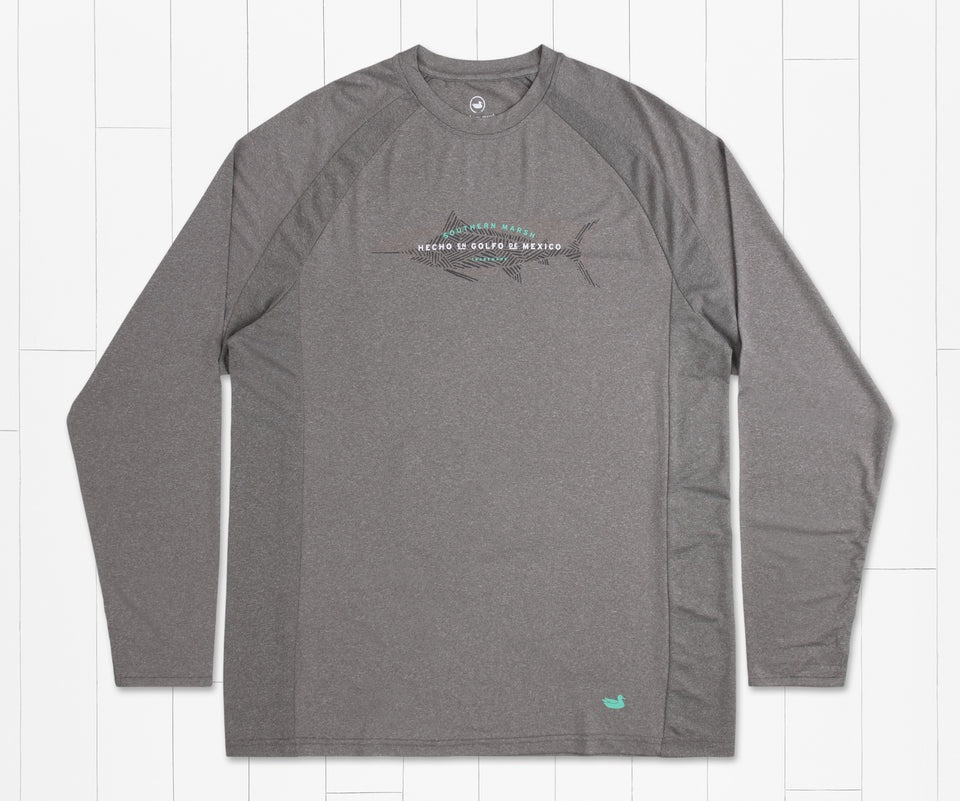 Southern Marsh FieldTec Riptide Performance Long Sleeve- Hecho Shirt