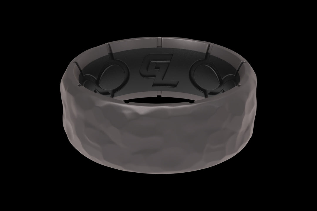 Groove Life Zeus Edge Hammered Gun Metal Ring