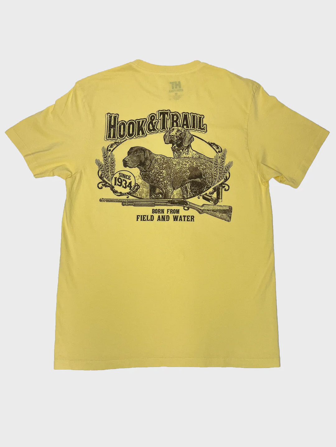 Hook and Trail Yellow Double Pointers T-Shirt