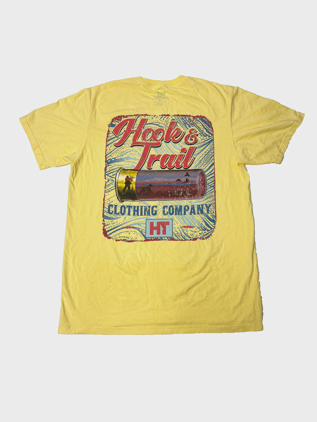Hook and Trail Yellow Shotgun Shell T-Shirt
