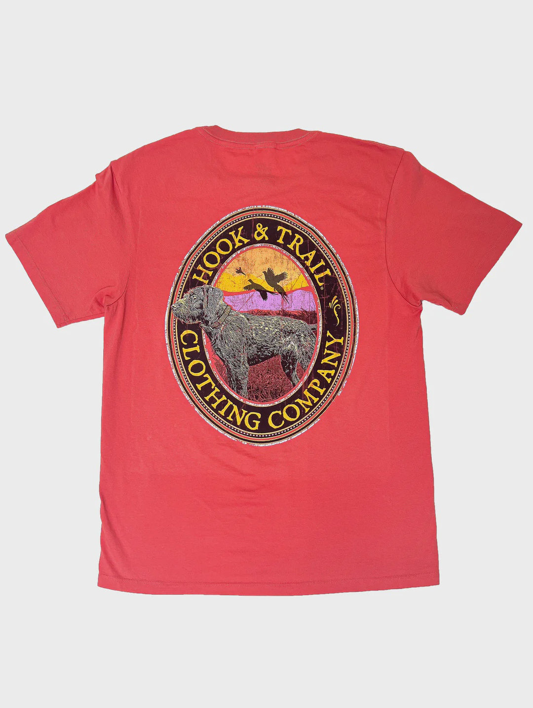 Hook and Trail Wire Hair Oval T-Shirt