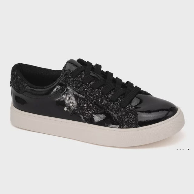 Corky's Black Patent Supernova Sneakers