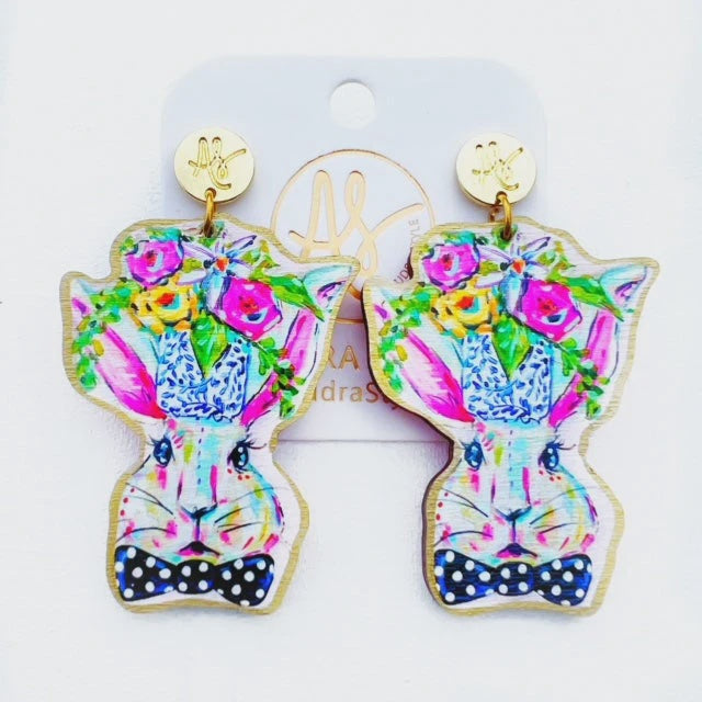 Audra Style Theodore Bunny Dangle Earrings