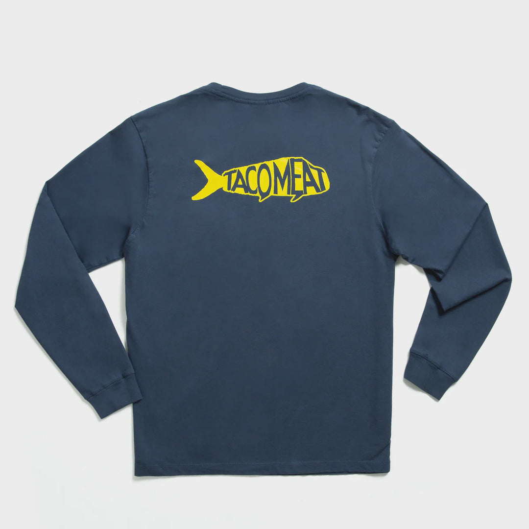 Beach & Barn Men's Shrimp Taco Pocket Long Sleeve