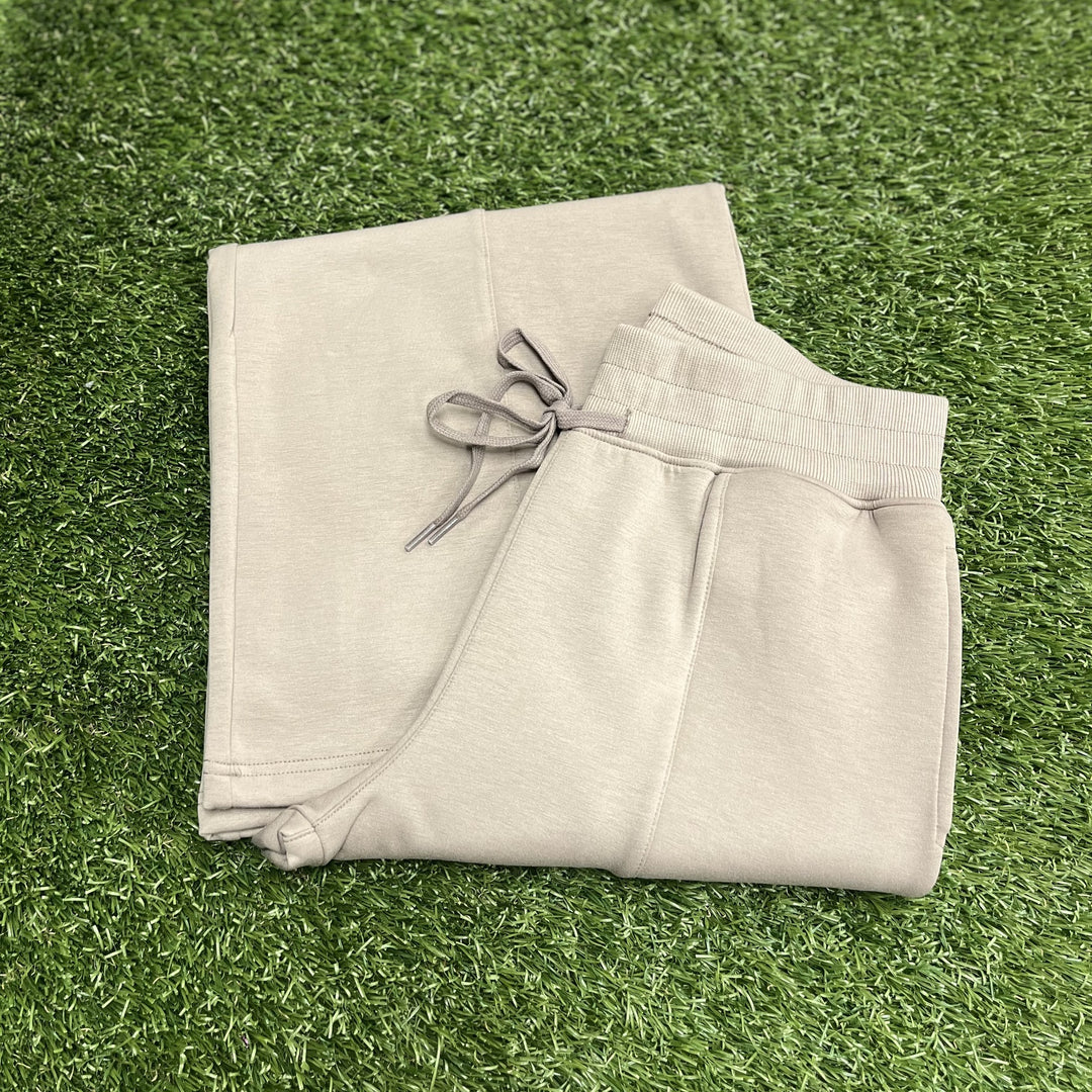 Zenana Scuba Drawstring Lounge Pant- Cocoa