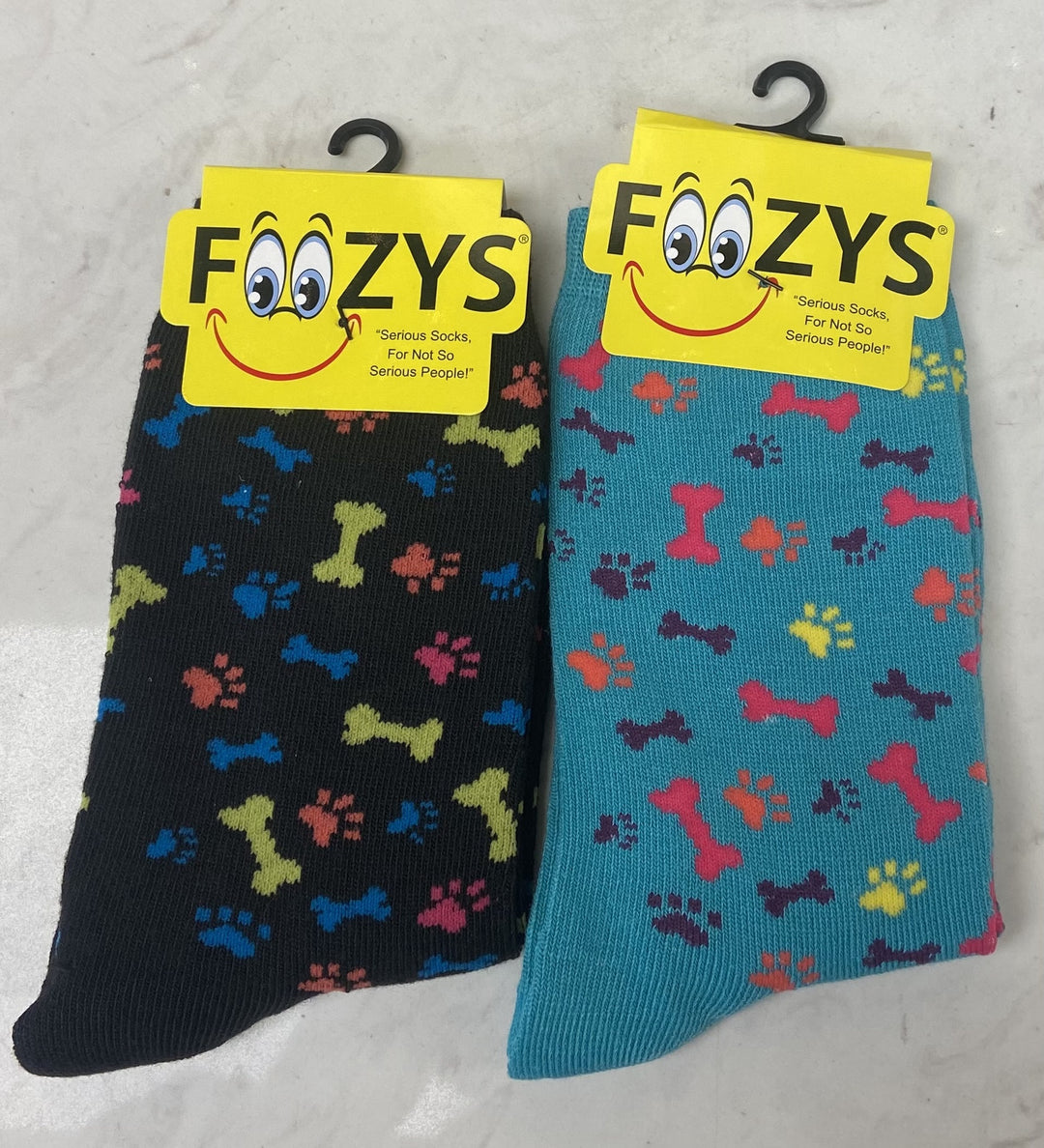 Foozy's Socks-Dog Paws and Bones