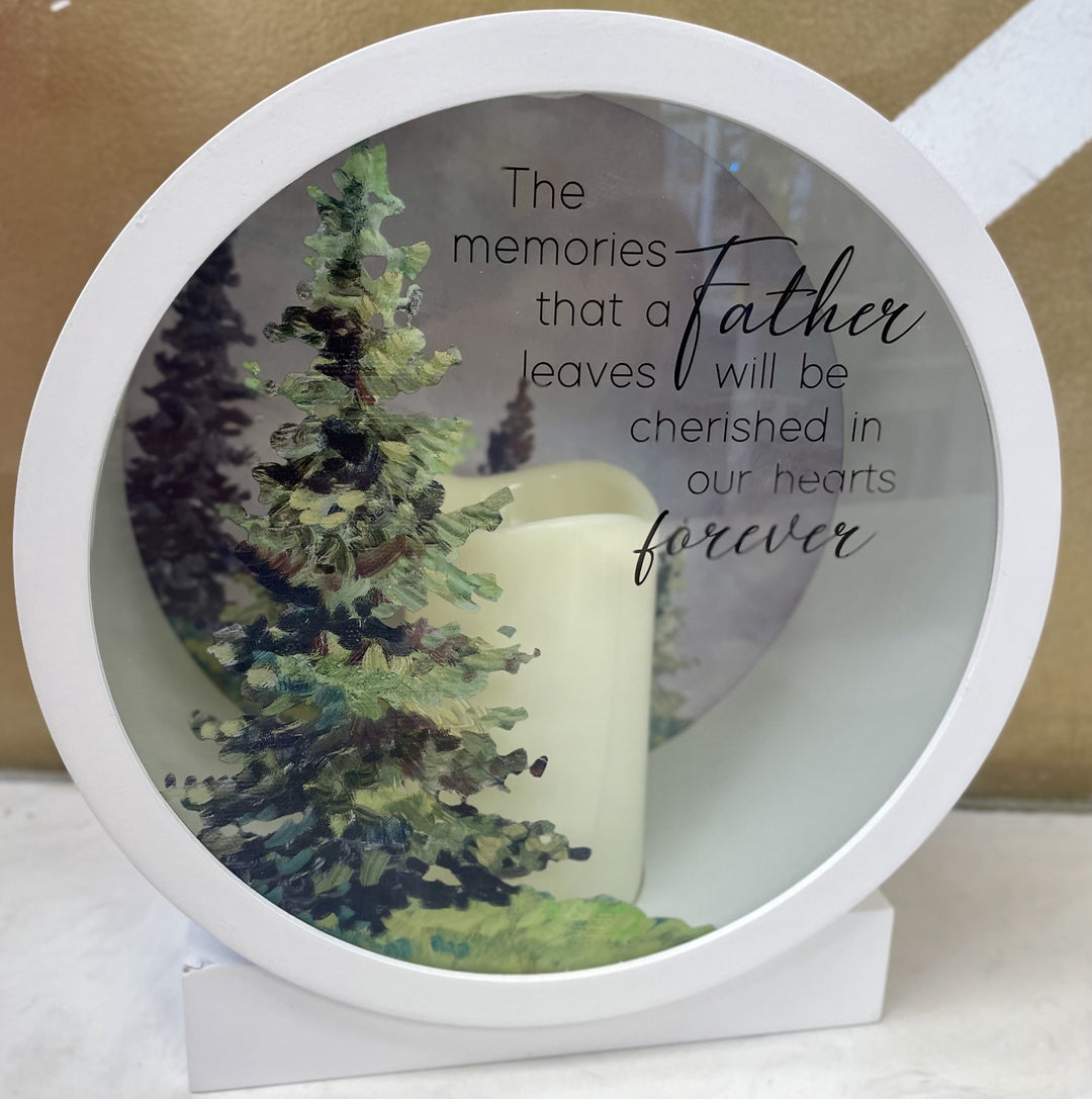 Sympathy Shadow Box - "The Memories That A Father Leaves..."