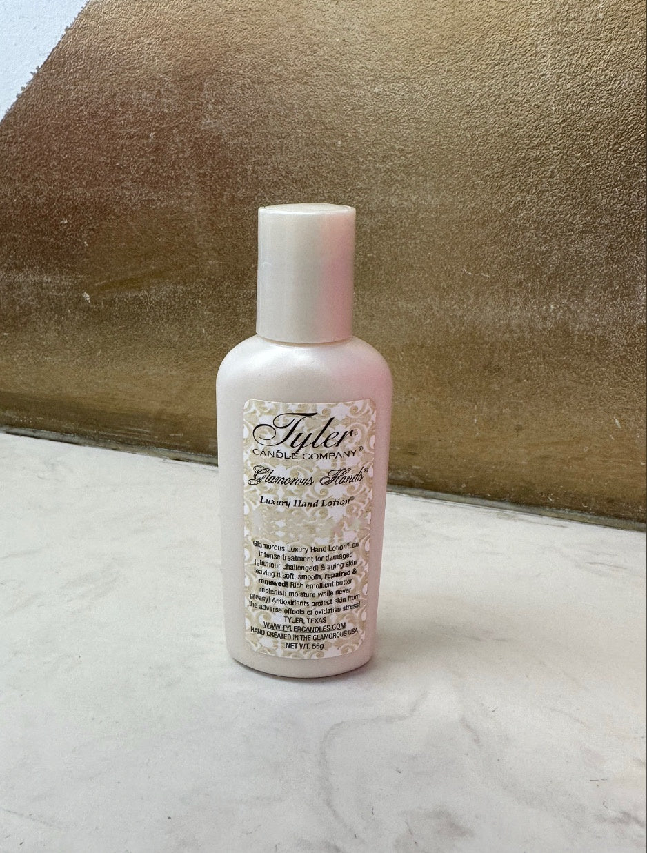 Tyler Candle Glamorous Hands Luxury Hand Lotion- 2oz Travel Size