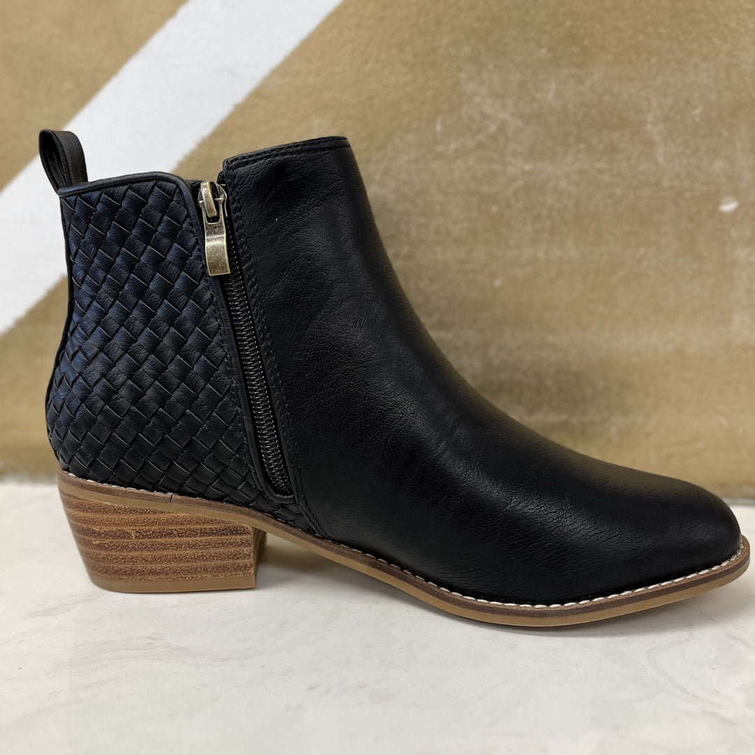 Corkys Black Half n Half Booties