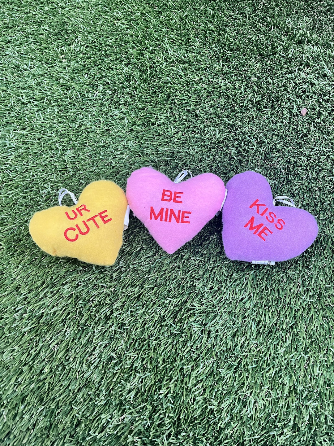 Evergreen Plush Valentine Hearts